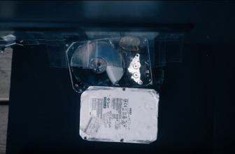 Watch a recycling machine shake aside outdated onerous drives to get better parts